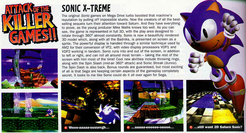 sonic x treme sonic x treme
