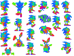 Sonic sprite animation tests