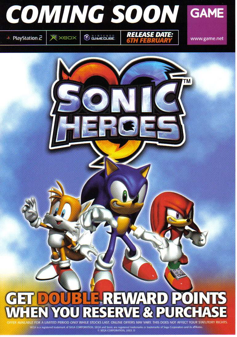 Sonic Heroes sur PlayStation 2 
